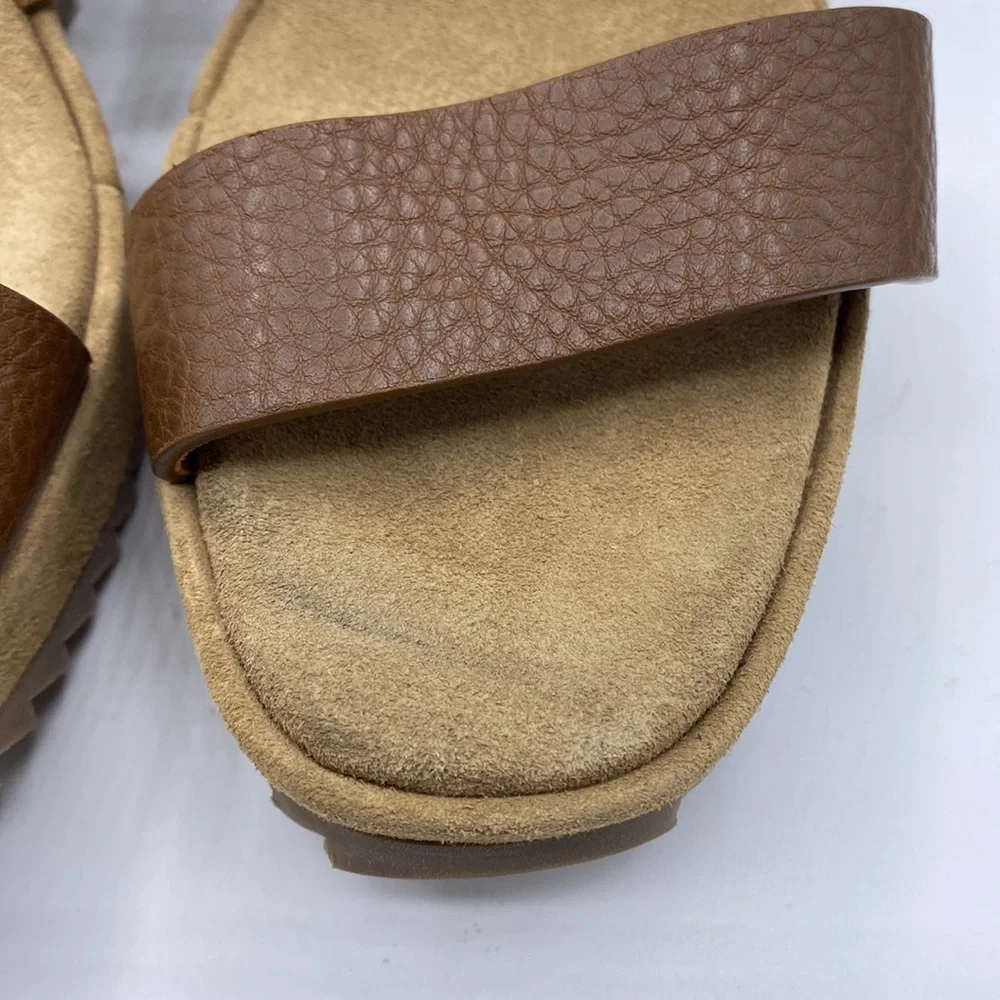 Pedro Garcia Brown‎ Wedge Sandals size 10